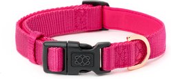DOGISTRY Adjustable City Dog Collar, Park Ave Pink, Large: 16 to 25-in neck, 1-in wide slide 1 of 3