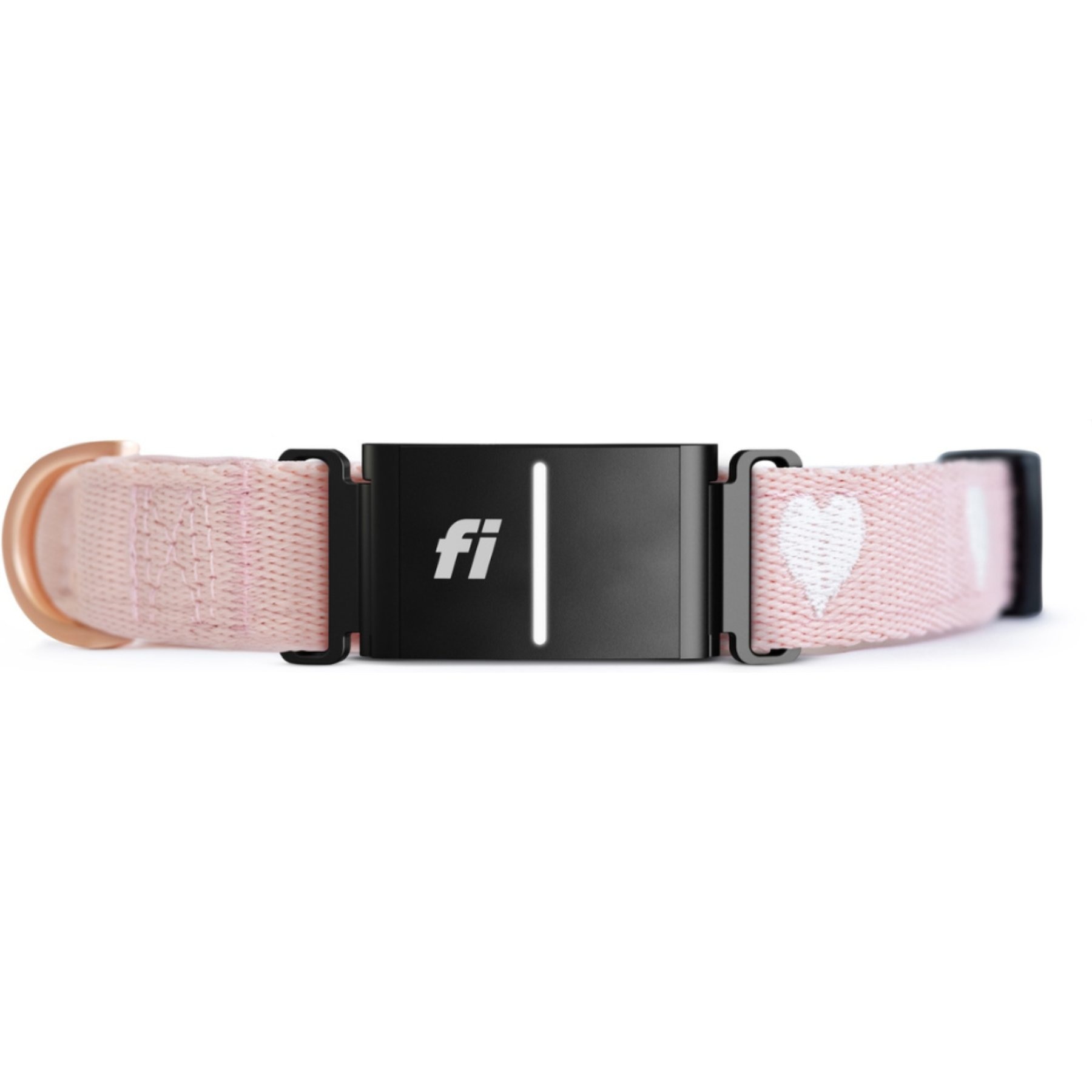 DOGISTRY x Fi Sweetheart 3+ Dog Collar Band, Small: 11 to 13-in neck, 3/4-in wide