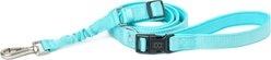 DOGISTRY 3-in-1 Adjustable City Dog Leash, Fifth Avenue Blue, Medium: 6-ft long, 3/4-in wide