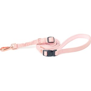 DOGISTRY 3-in-1 Adjustable City Dog Leash, Blush, Medium: 6-ft long, 3/4-in wide