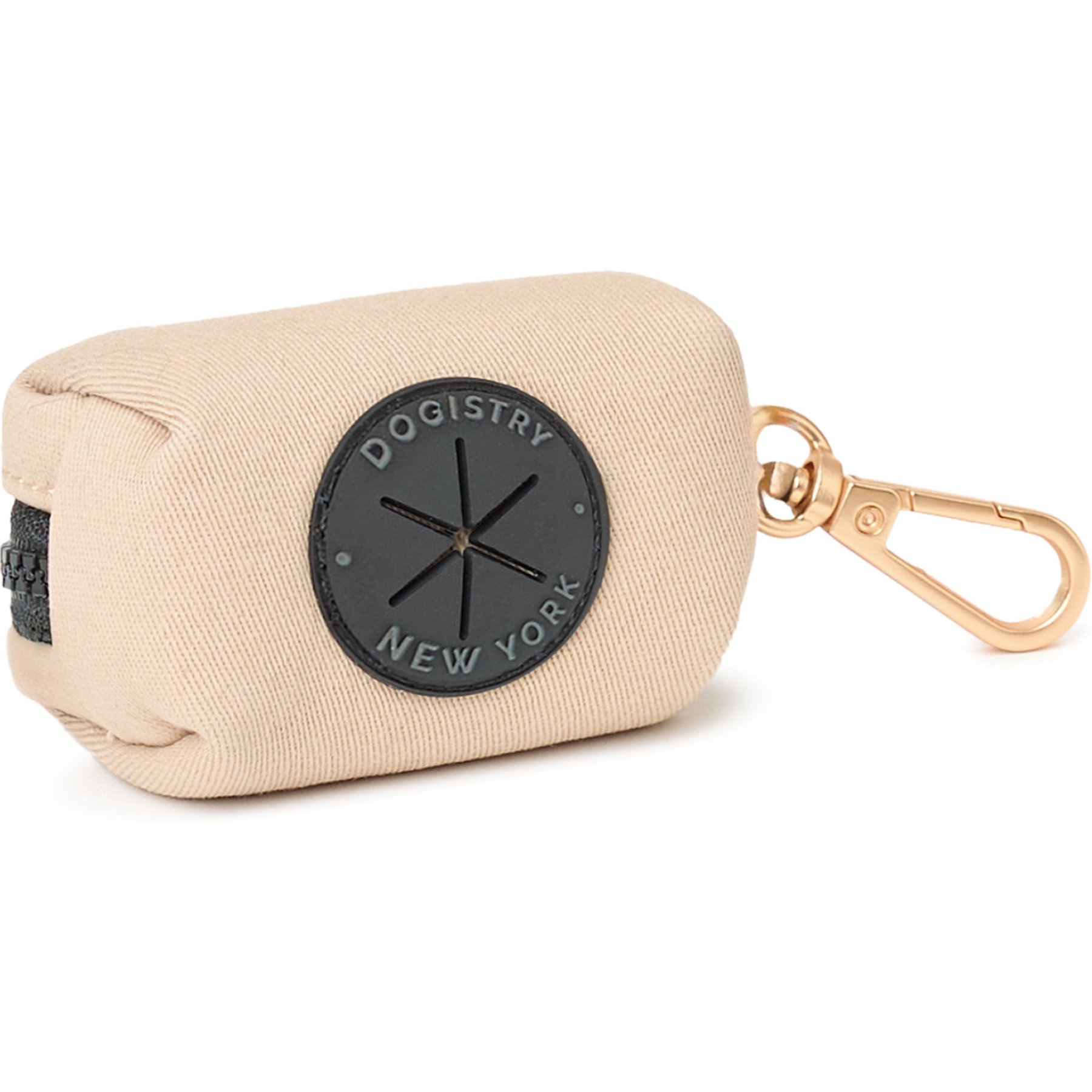 DOGISTRY Clip-On Poop Bag Holder, Dune