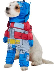 Rubie's Costume Company Transformer Optimus Prime Walking Dog Costume, Blue, Large