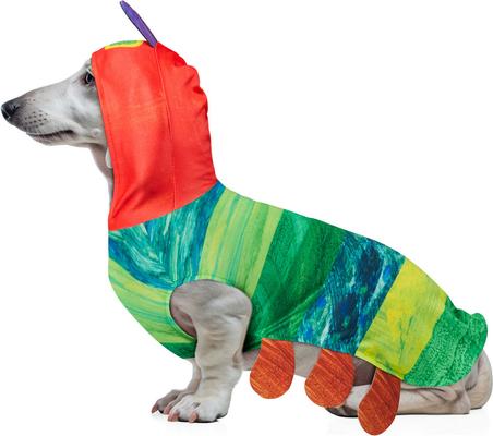 Show full view: Rubie's Costume Company Eric Carle The Very Hungry Caterpillar Dog Costume, Green, X-Large slide 4 of 7