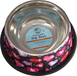 Dog is Good Heart Stabilizer Non-Skid Stainless-Steel Dog Bowl, 32-oz slide 2 of 2