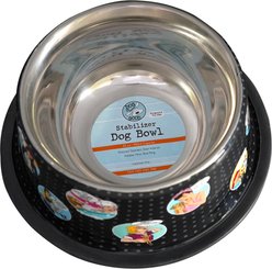 Dog is Good Pop Art Stabilizer Non-Skid Stainless-Steel Dog Bowl, 32-oz slide 2 of 2