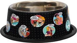 Dog is Good Pop Art Stabilizer Non-Skid Stainless-Steel Dog Bowl, 32-oz