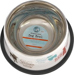 Dog is Good Diversity Stabilizer Non-Skid Stainless-Steel Dog Bowl, 32-oz slide 2 of 2