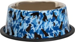 Dog is Good Mash Up Stabilizer Non-Skid Stainless-Steel Dog Bowl, 32-oz