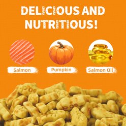 Just Try Pumpkin Crunchy Cat Treats, 13.4-oz slide 2 of 8