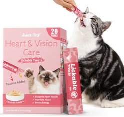 Just Try Taurine Lickable Cat Treats, 8.47-oz