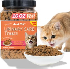 Just Try Urinary Care Crunchy Cat Treats, 16-oz