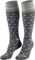 Happy Wool Premium Merino Wool Midnight Stallion Dots Horse Riding Knee-High Compression Socks, Small/Medium