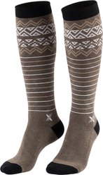 Happy Wool Premium Merino Wool Rustic Barn Nordic Horse Riding Knee-High Compression Socks, Small/Medium