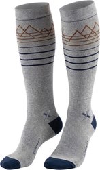 Happy Wool Premium Merino Wool Silver Stirrup Ridge Horse Riding Knee-High Compression Socks, Small/Medium slide 1 of 5