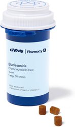 Budesonide Compounded Tuna Soft Chew, 1 mg, 30 chews for Veterinary use