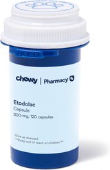 Etodolac (Generic) Capsules, 300-mg, 120 capsules