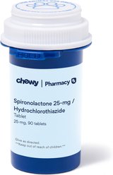 Spironolactone 25-mg / Hydrochlorothiazide 25-mg (Generic) Tablets, 90 tablets