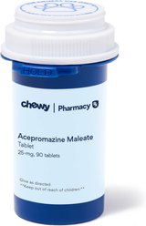 Acepromazine Maleate (Generic) Tablets for Dogs, 25-mg, 90 tablets