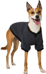 Frisco Luxe Crewneck Dog & Cat Sweatshirt, Heather Gray, Large
