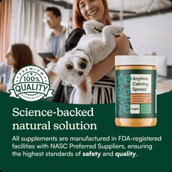 Reggie Anytime Calming Spread Anxiety Relief Natural Peanut with Melatonin & L-Theanine Supplement for Dogs, 16-oz jar slide 2 of 9