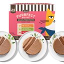Merrick Purrfect Bistro Turkey, Beef & Chicken Recipe Variety Pack Grain-Free Pate Canned Cat Food, 3-oz, case of 24