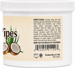Professional Pet Products AromaCare Deep Cleaning Dog Wrinkle Wipes, White, 4-oz, 100 count slide 2 of 3