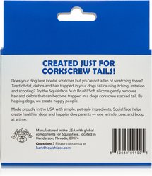 Squishface Silicone Grooming Nub Comb Dog Brush, Blue slide 2 of 8