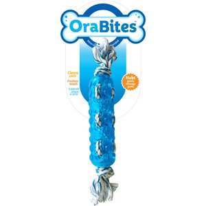 Orabites TPR Rope Dental Chew Dog Toy, Blue