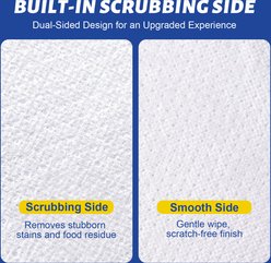 Ninibabie Water-Activated Foaming Bowl Cleaning Cucumber Scent Dog Wipes, 40 count slide 2 of 7