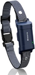 Bousnic 4000FT Replacement Single Receiver Retractable Dog Training Shock Collar, 27-in neck, 1/2-in wide, Dark Blue