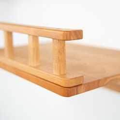 PETOMG Perch Cat Wall Shelf, Wood Color, Medium slide 2 of 8