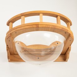 PETOMG Cat Space Capsule Cat Wall Shelf, Wood Color, Medium slide 2 of 8
