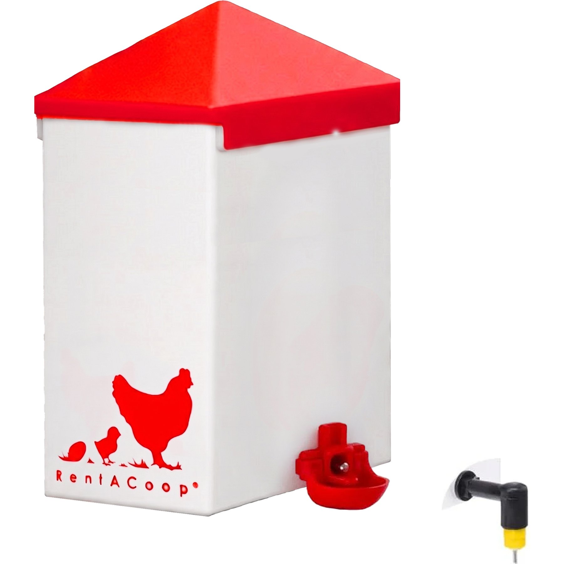 RentACoop Versatile Chicken Waterer, 64-oz