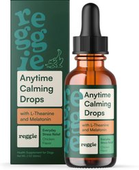Reggie Anytime Calming Drops Chicken Flavored Liquid Calming Supplement for Dogs, 60-mL bottle