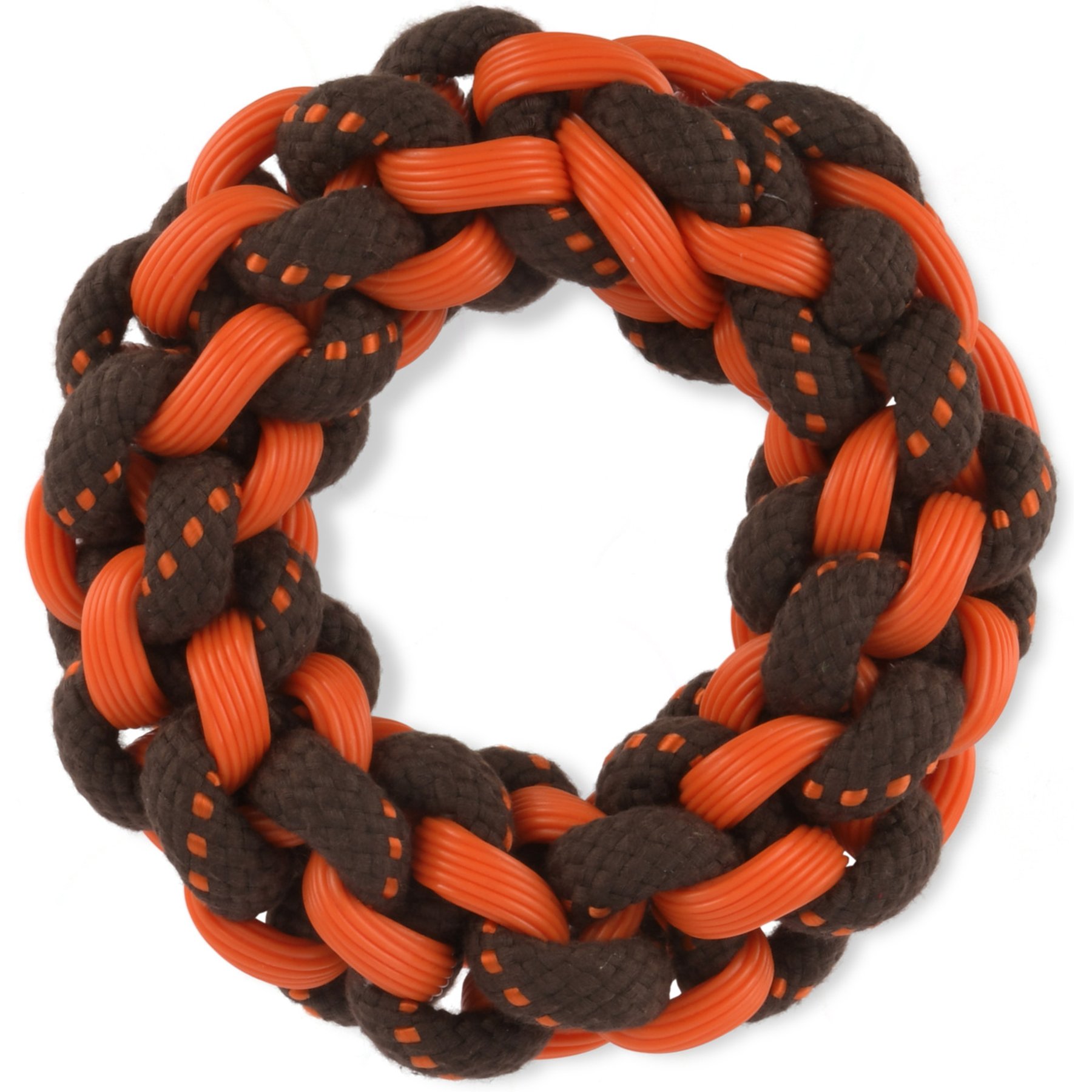 P.L.A.Y. Pet Lifestyle and You NovaRope Ring Outdoor Rope Tug Dog Toy, Multicolor