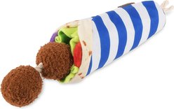 P.L.A.Y. Pet Lifestyle and You International Classic Falafull of Fun Squeaky Plush Dog Toy, Multicolor