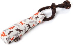 P.L.A.Y. Pet Lifestyle and You Scout About Toss & Float Outdoor Rope Tug Dog Toy, Vanilla/Multicolor
