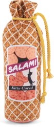P.L.A.Y. Pet Lifestyle and You Feline Frenzy Kicker Salami Slammer Catnip Plush Cat Toy, Multicolor