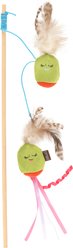 P.L.A.Y. Pet Lifestyle and You Feline Frenzy Wand Purrfectly Pitted Catnip Plush Cat Toy, Multicolor