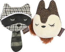 P.L.A.Y. Pet Lifestyle and You Feline Frenzy Forest Friends Racoon & Squirrel Catnip Plush Cat Toy, Multicolor