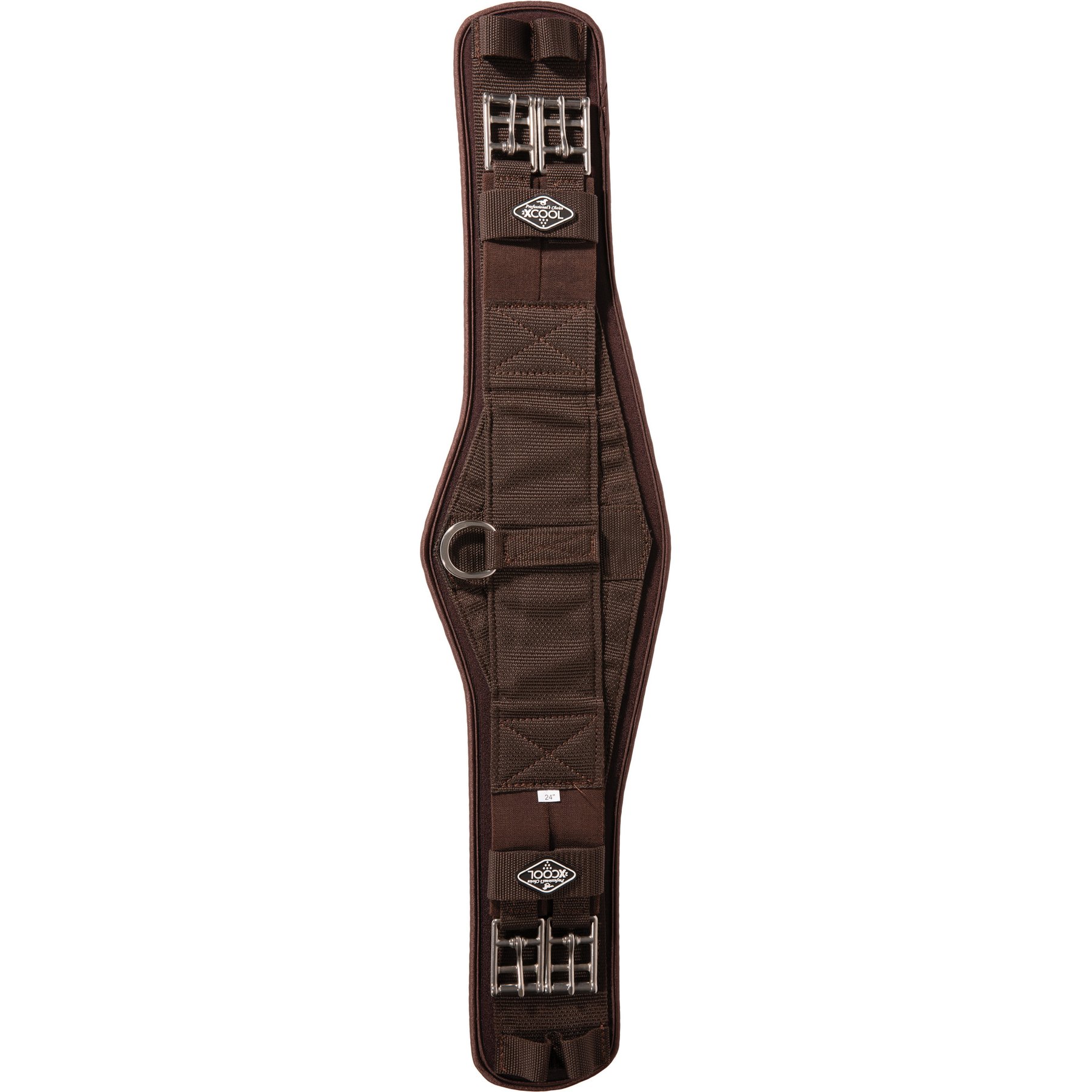 Professional's Choice 2XCool Monoflap Horse Girth, Brown, 28-in