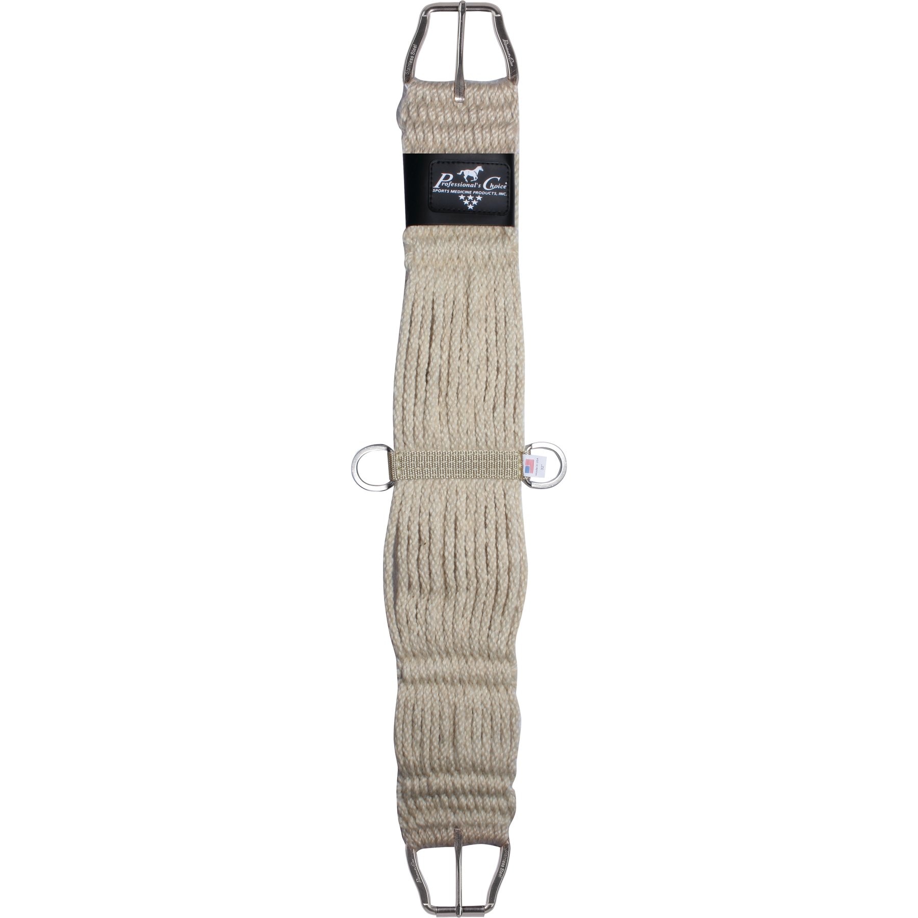 Professional's Choice Western Mohair Horse Cinch, Natural, 34-in