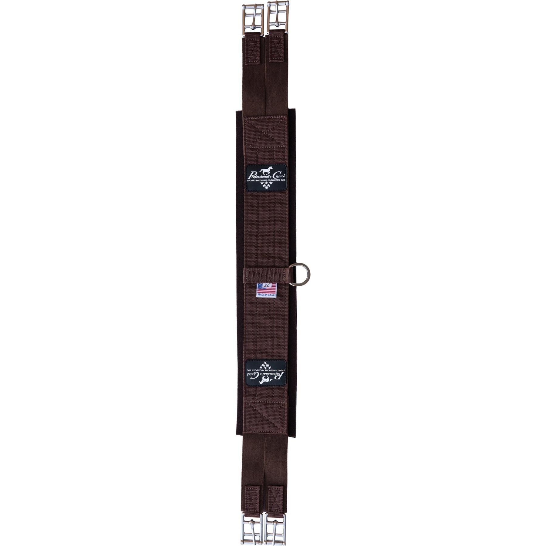 Professional's Choice English Horse Girth, Brown, 34-in