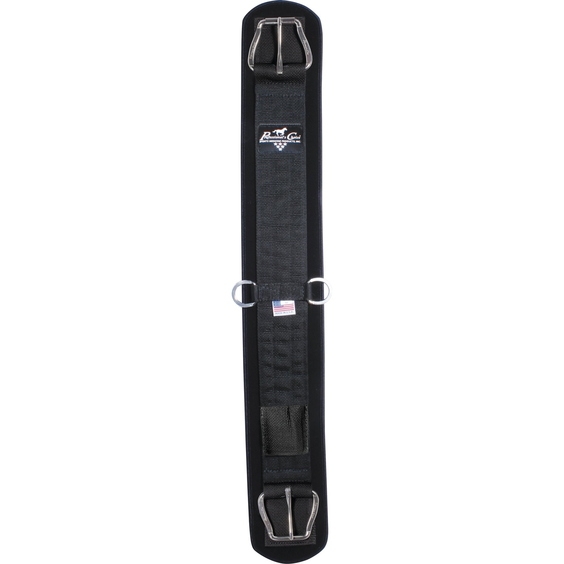 Professional's Choice Ventech Horse Cinch, Black, 32-in