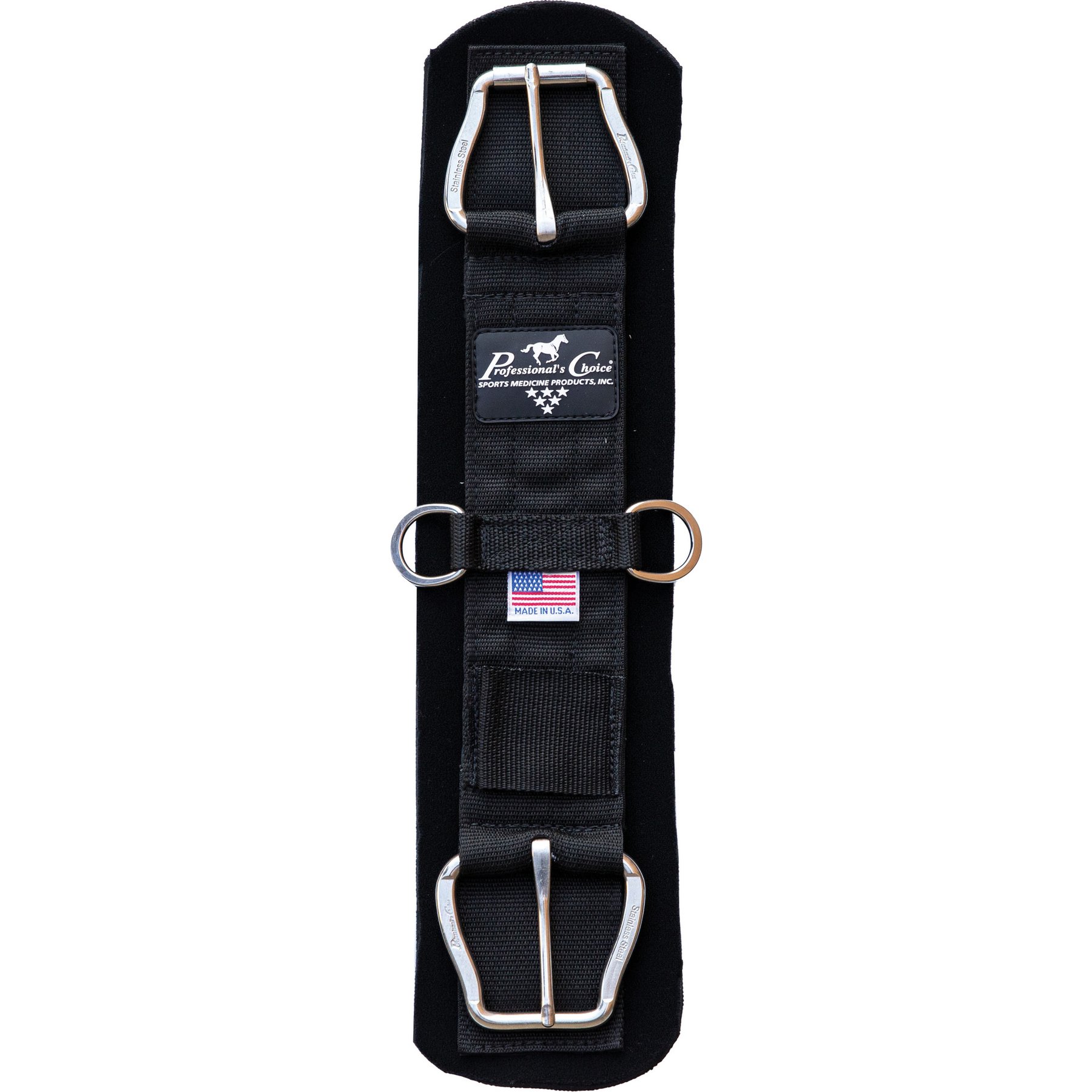Professional's Choice Western Horse Cinch, Black, 16-in