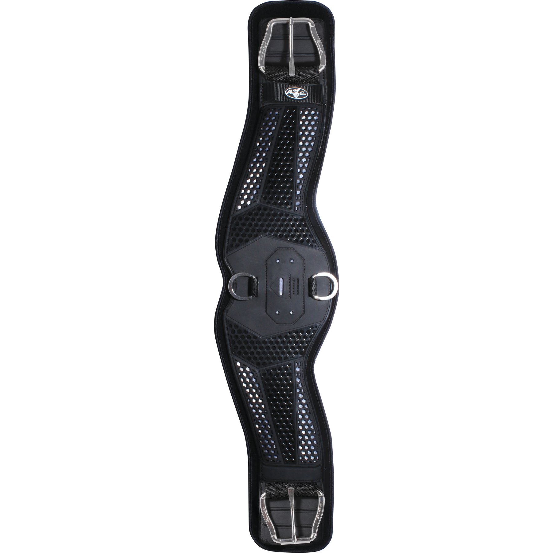 Professional's Choice Contoured Ventech Horse Cinch, Black, 26-in