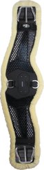 Professional's Choice Contoured Fleece Horse Cinch, Black, 30-in