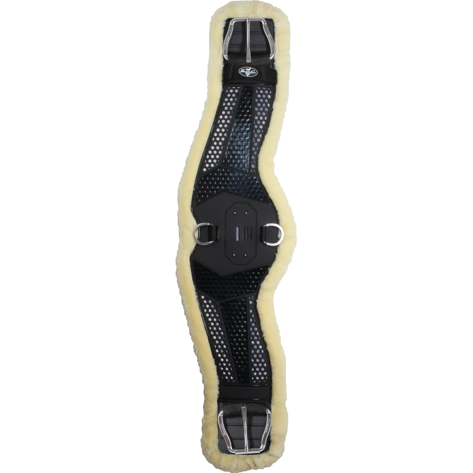 Professional's Choice Contoured Fleece Horse Cinch, Black, 36-in