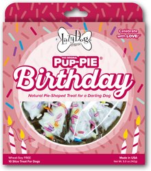 The Lazy Dog Cookie Co. Happy Birthday Pup-PIE Dog Treat, Girl