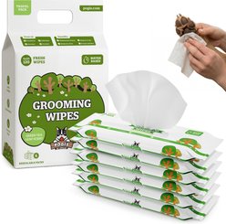 Pogi's Pet Supplies Cleaning & Hydrating Hypoallergenic Dogs & Cats Grooming Wipes, 120 count, Green Tea Leaf
